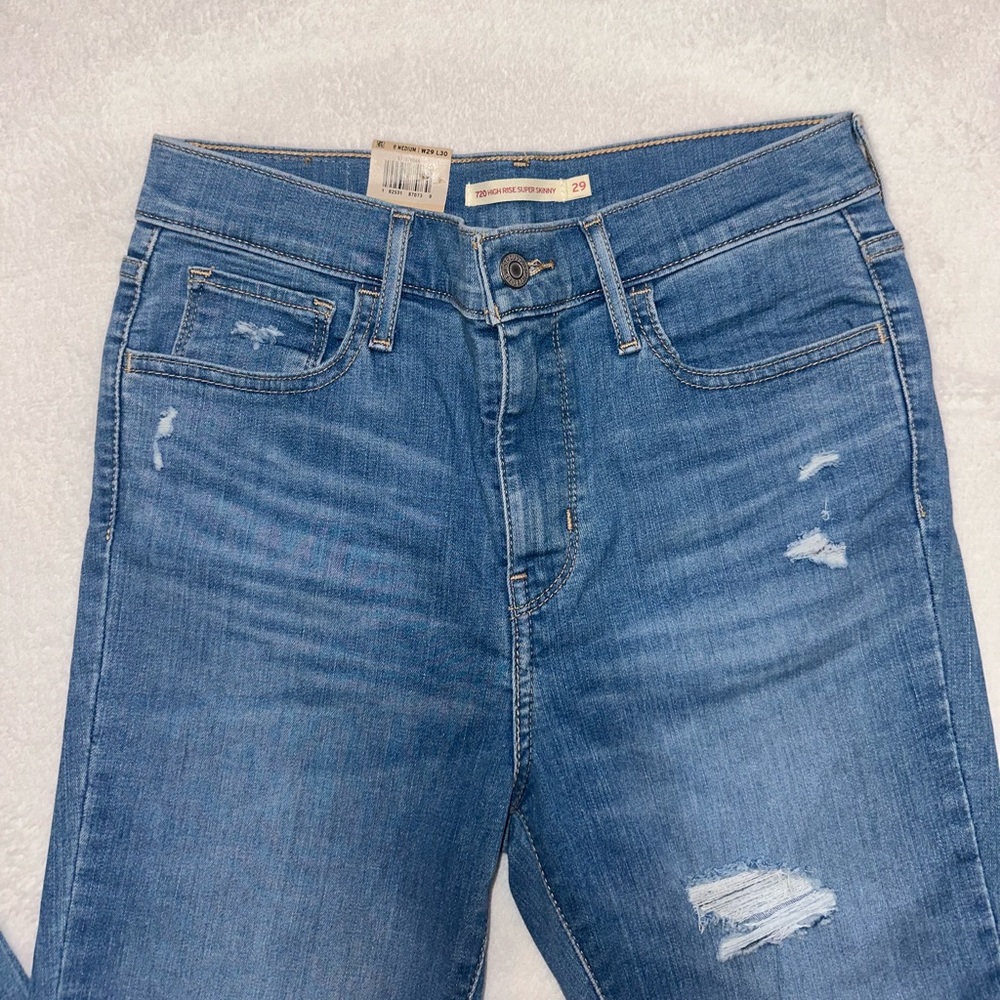 Levi's 720 High Rise Super Skinny Women’s Jeans - Picture 3 of 8
